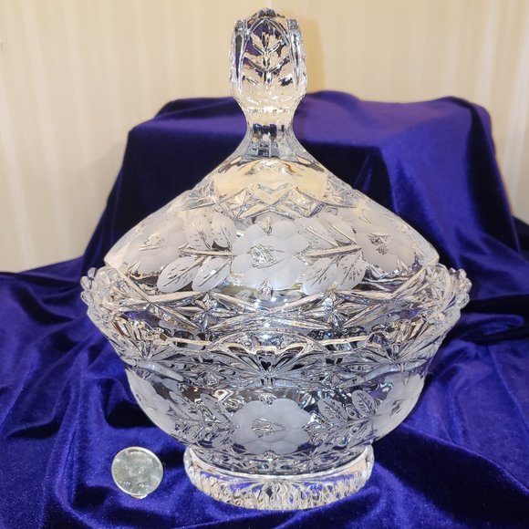 Lead Crystal Candy Dish - Picture 5 of 9